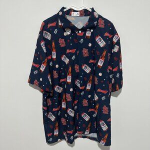 St.Louis Cardinals Button Up Shirt - XL